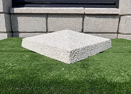 Мрамор на белом цементе Колпак столбовой